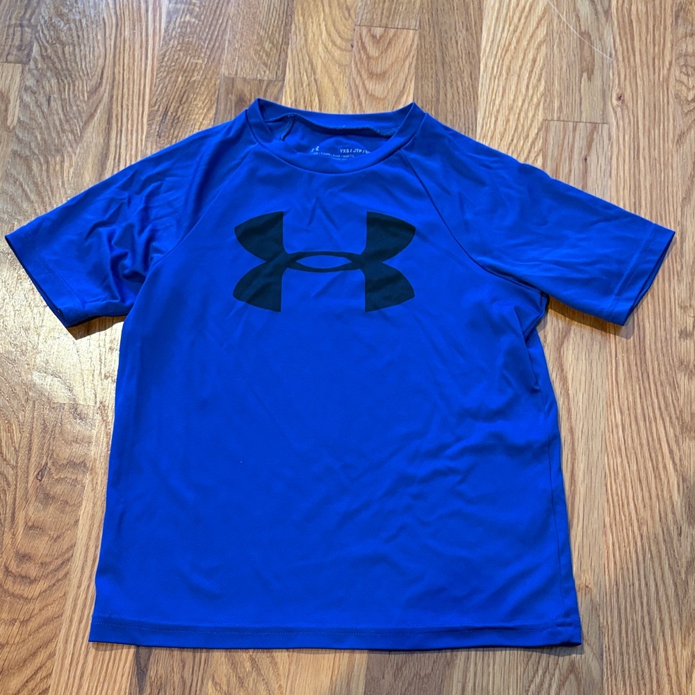 Under Armour Royal Blue Tee with Black Logo